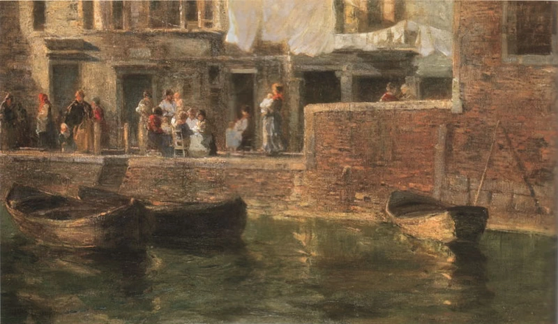 Canale di Venezia (Fondamenta di Venezia) - Collezione del Dott. Alberto Marri, Palazzo Foresti, Carpi (Modena)